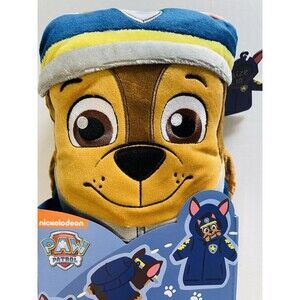 Cubcoats Nickelodeon Paw Patrol Chase Full Zip 2-in-1 Plushie + Hoodie Kids 10T